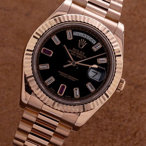 rolex day date ii rose gold price|rolex rose gold presidential 41mm.